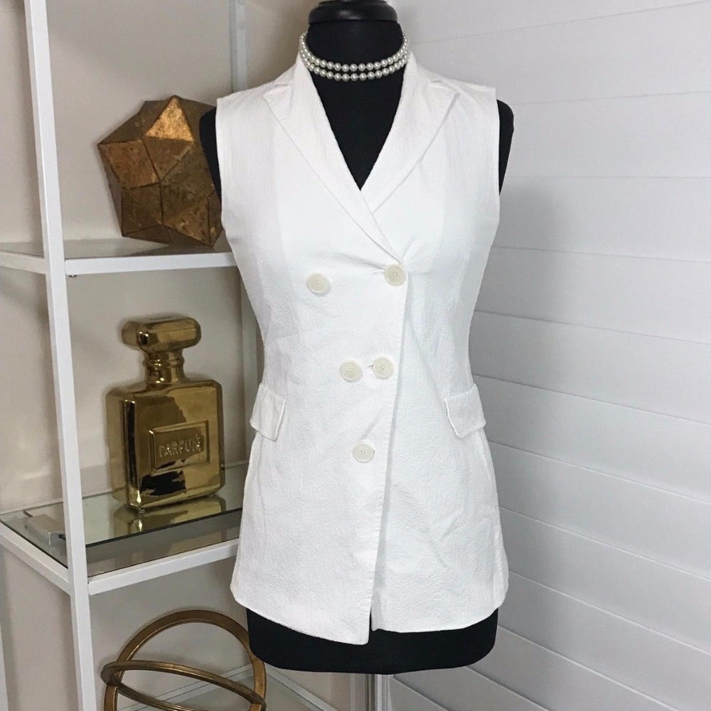 Women's Akris punto Double-Breasted Vest US 6